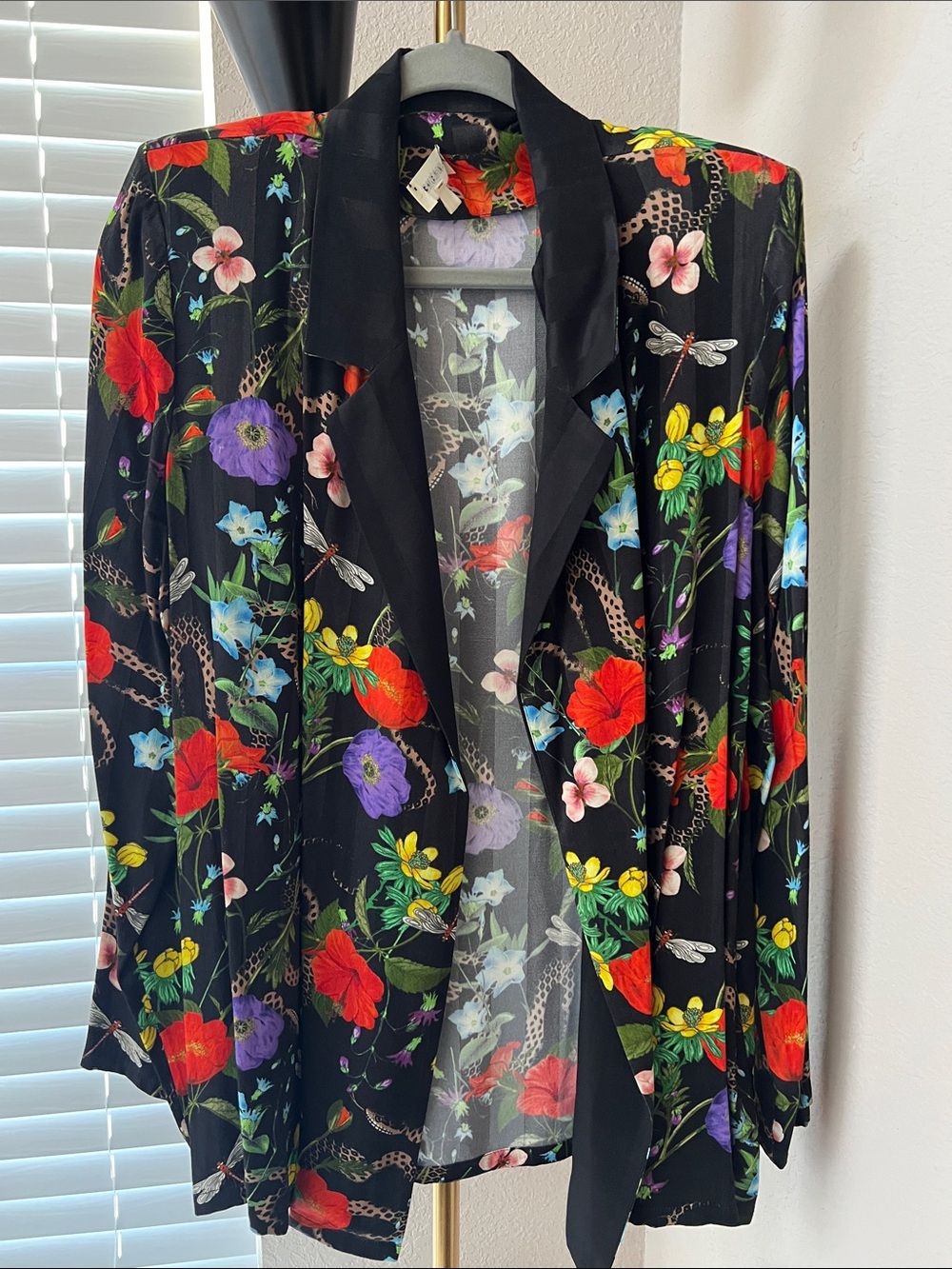 L’Agence floral jacket